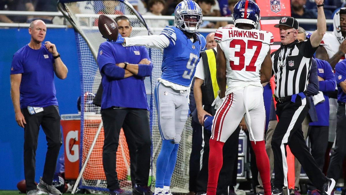 All eyes on Jameson Williams, which is how he wants it