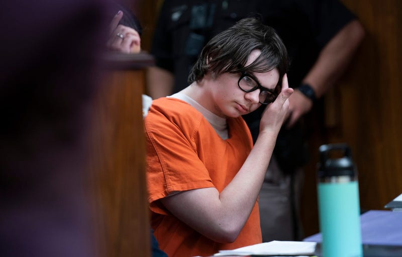 Ethan Crumbley appears in Oakland County Court