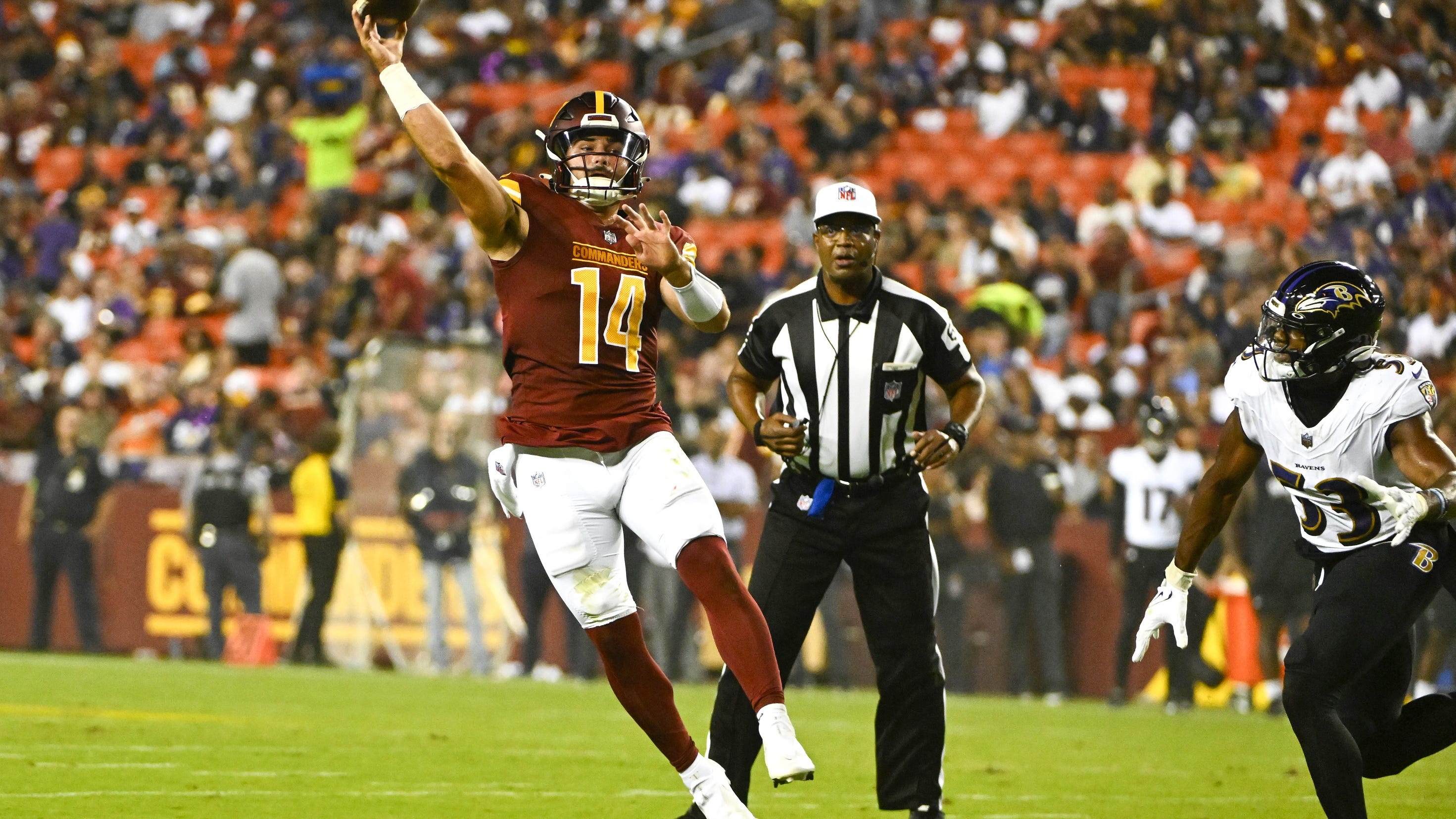 Kevin Sheehan: Sam Howell looked the part against Baltimore's backups