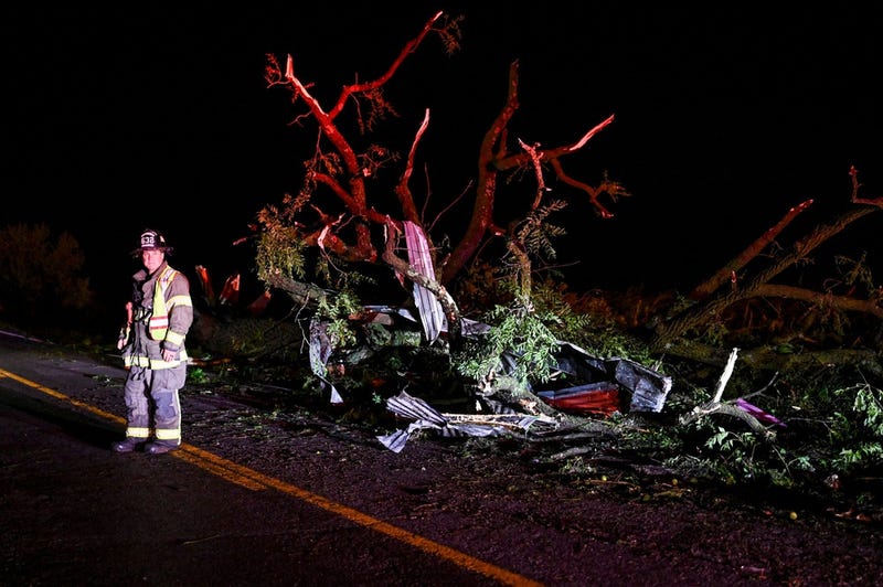 possible tornado hits I-96