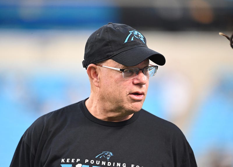 Carolina Panthers owner David Tepper before the game at Bank of America Stadium. 
