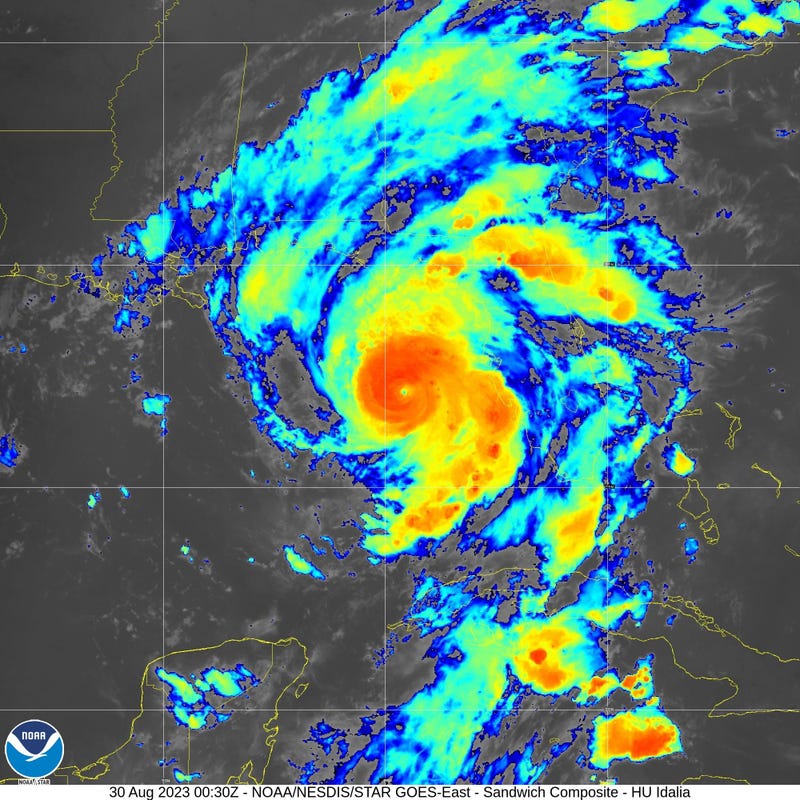 Hurricane Idalia Now A Category 4 Storm