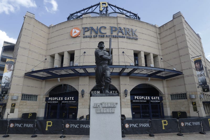 General exterior view before the Pittsburgh Pirates host the Milwaukee Brewers at PNC Park. 