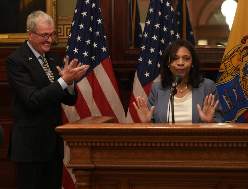 Tahesha Way was sworn in as the new New Jersey lieutenant governor, replacing the late Sheila Oliver, on Sept. 8, 2023