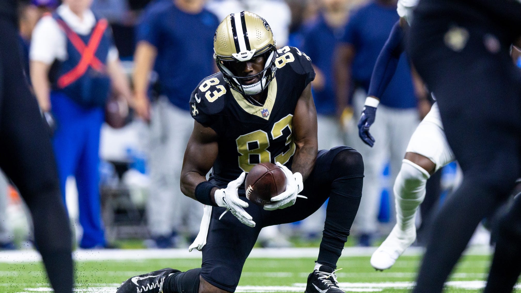 Saints TE Juwan Johnson activated from PUP list, returning to practice