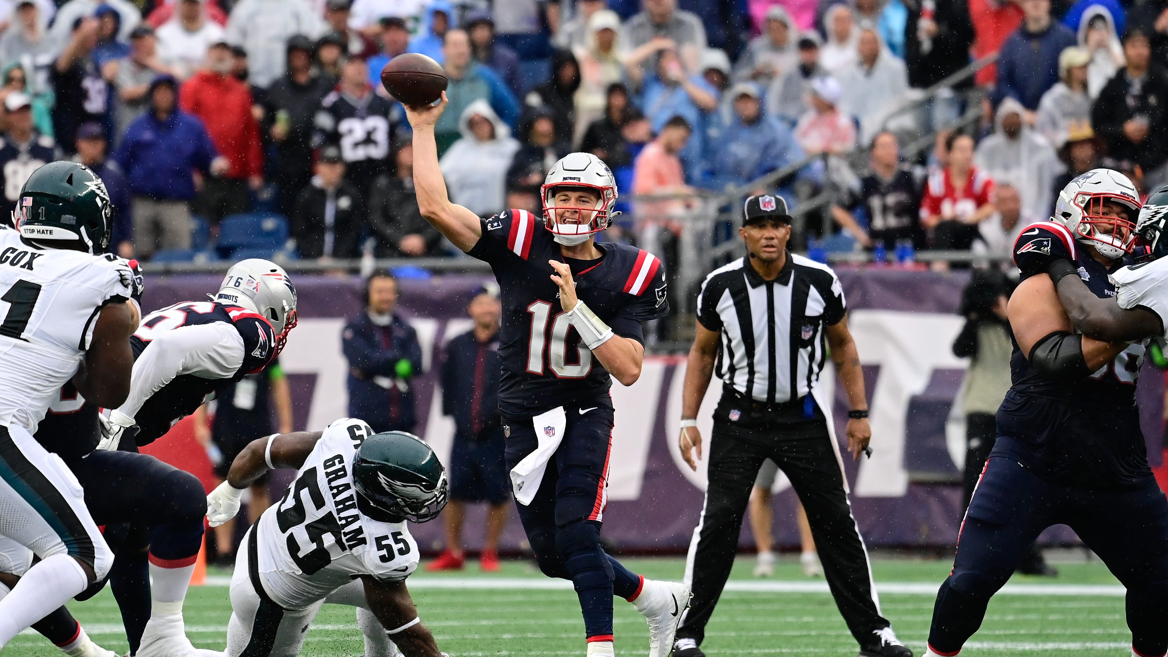Mac Jones wears Patriots' loss to Eagles on sleeve: ‘In the most critical times I played my worst’