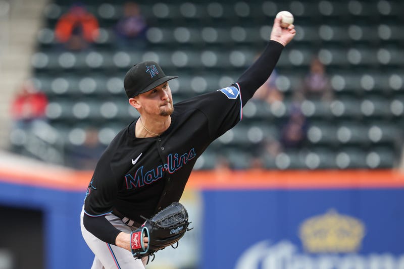 Miami Marlins starting pitcher Braxton Garrett 