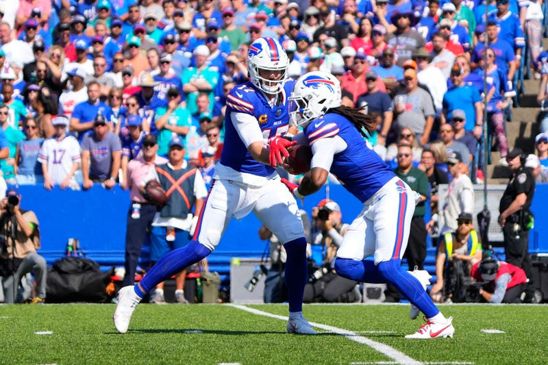 Josh Allen and James Cook