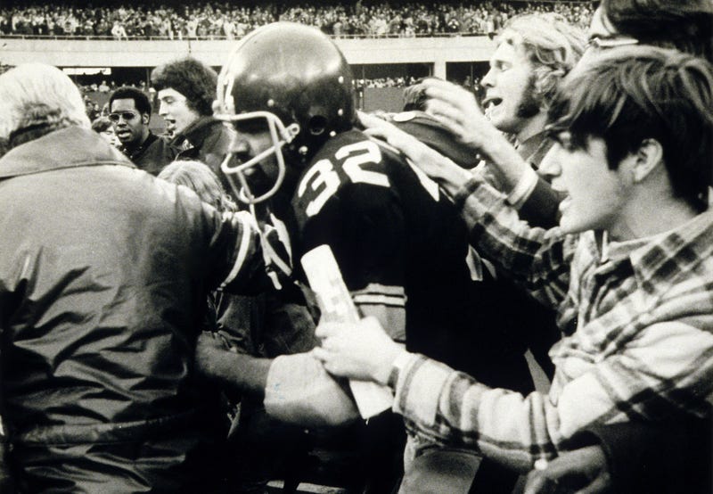 Franco Harris after the Immaculate Reception