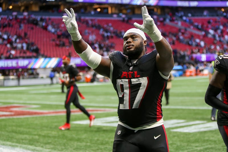 Atlanta Falcons defensive end Grady Jarrett