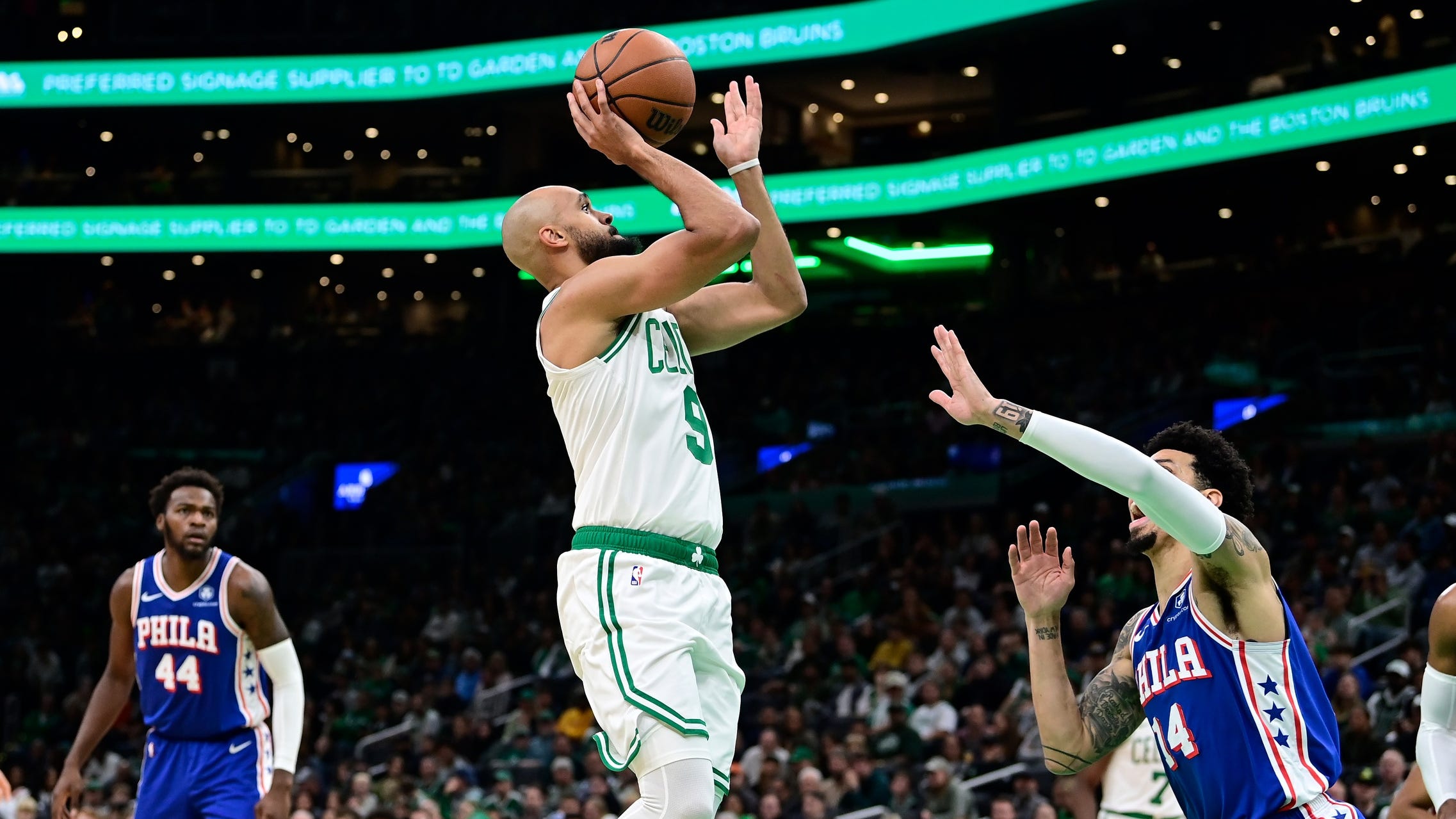 Derrick White discusses ongoing extension talks