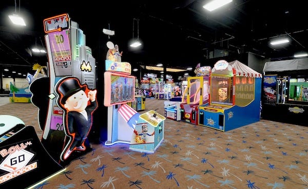 Arcade games at Malibu Jack’s
