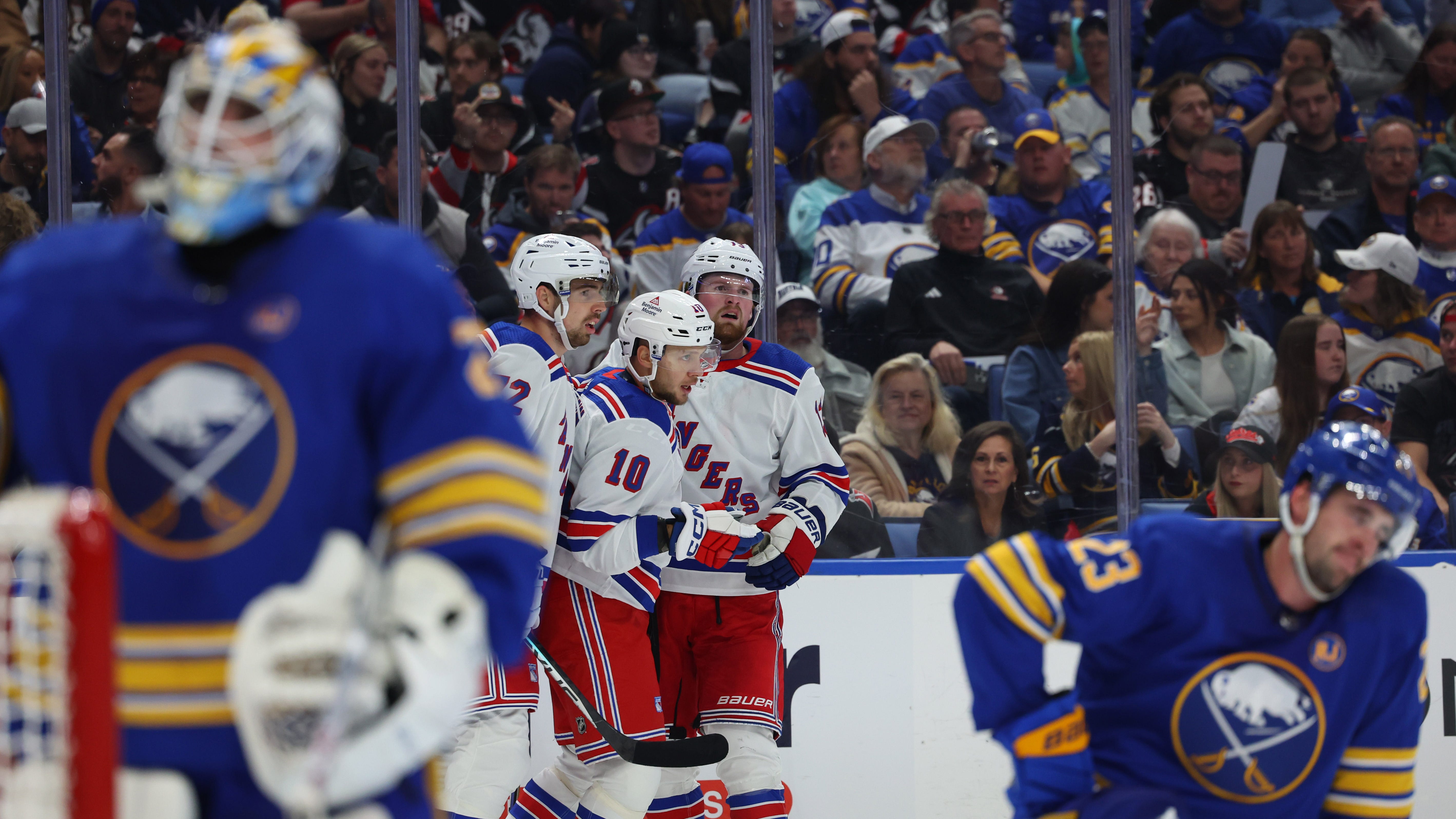 Rangers too much for Sabres on opening night