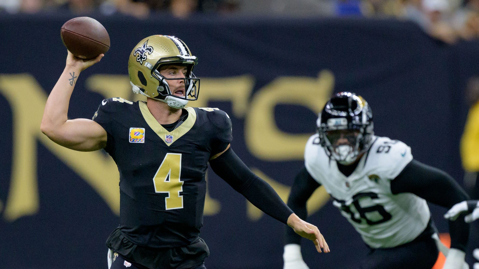 Saints WR weighs in on controversial Derek Carr moment: 'Eyes only went to 7'