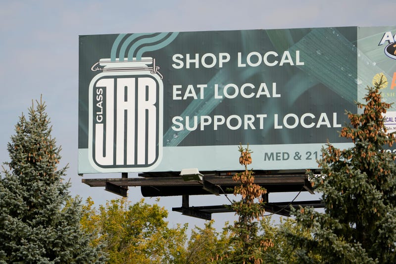Jars Cannabis billboard in Monroe County