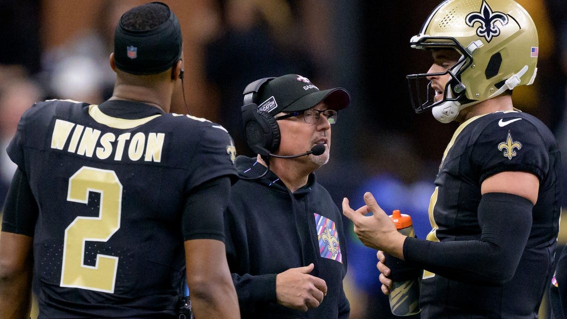 Saints shake up staff by firing 3 coaches, including OC Pete Carmichael