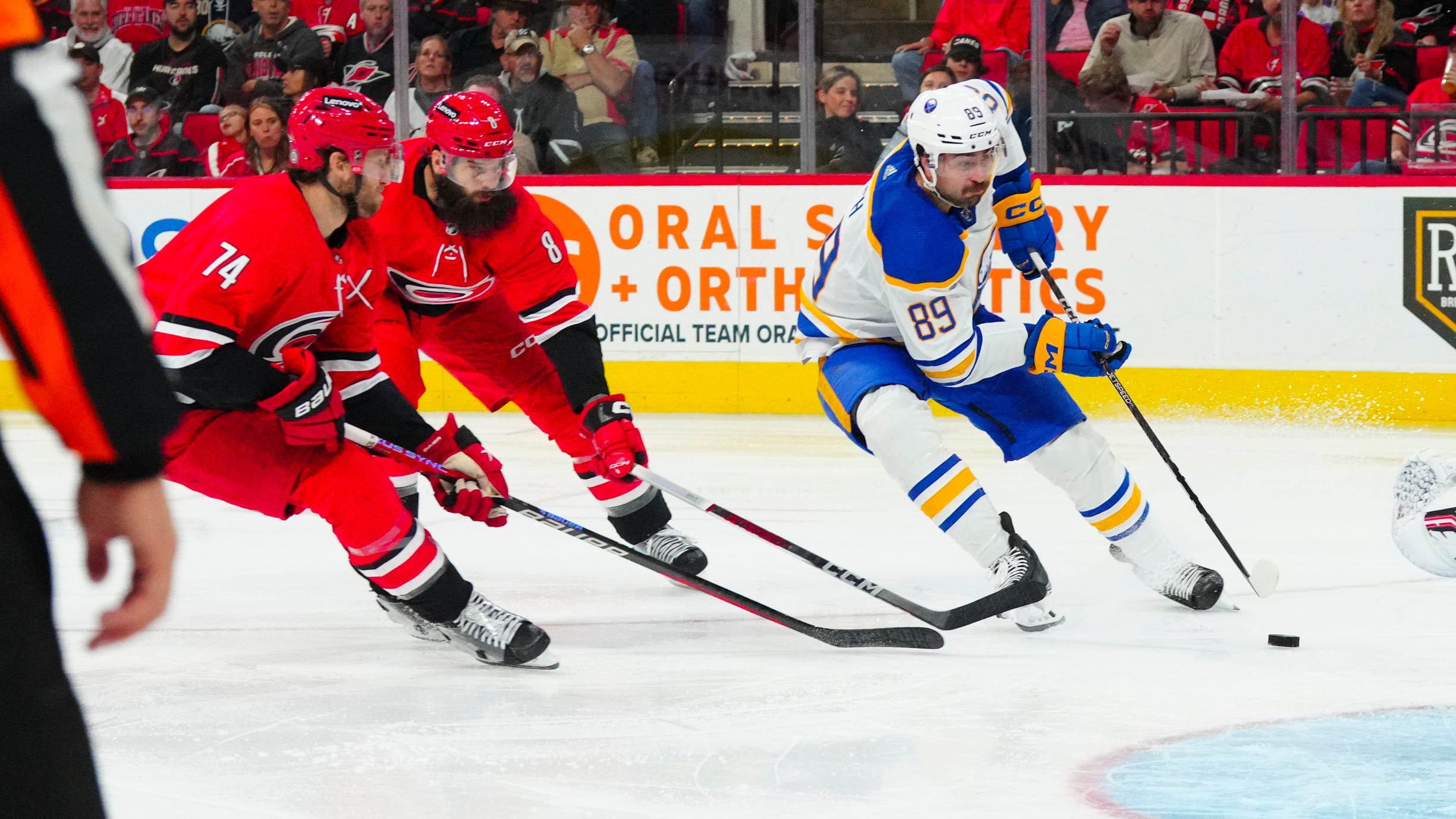 Sabres fall to Hurricanes in overtime as woes continue in Carolina