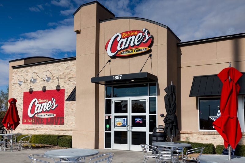 Raising Cane's location