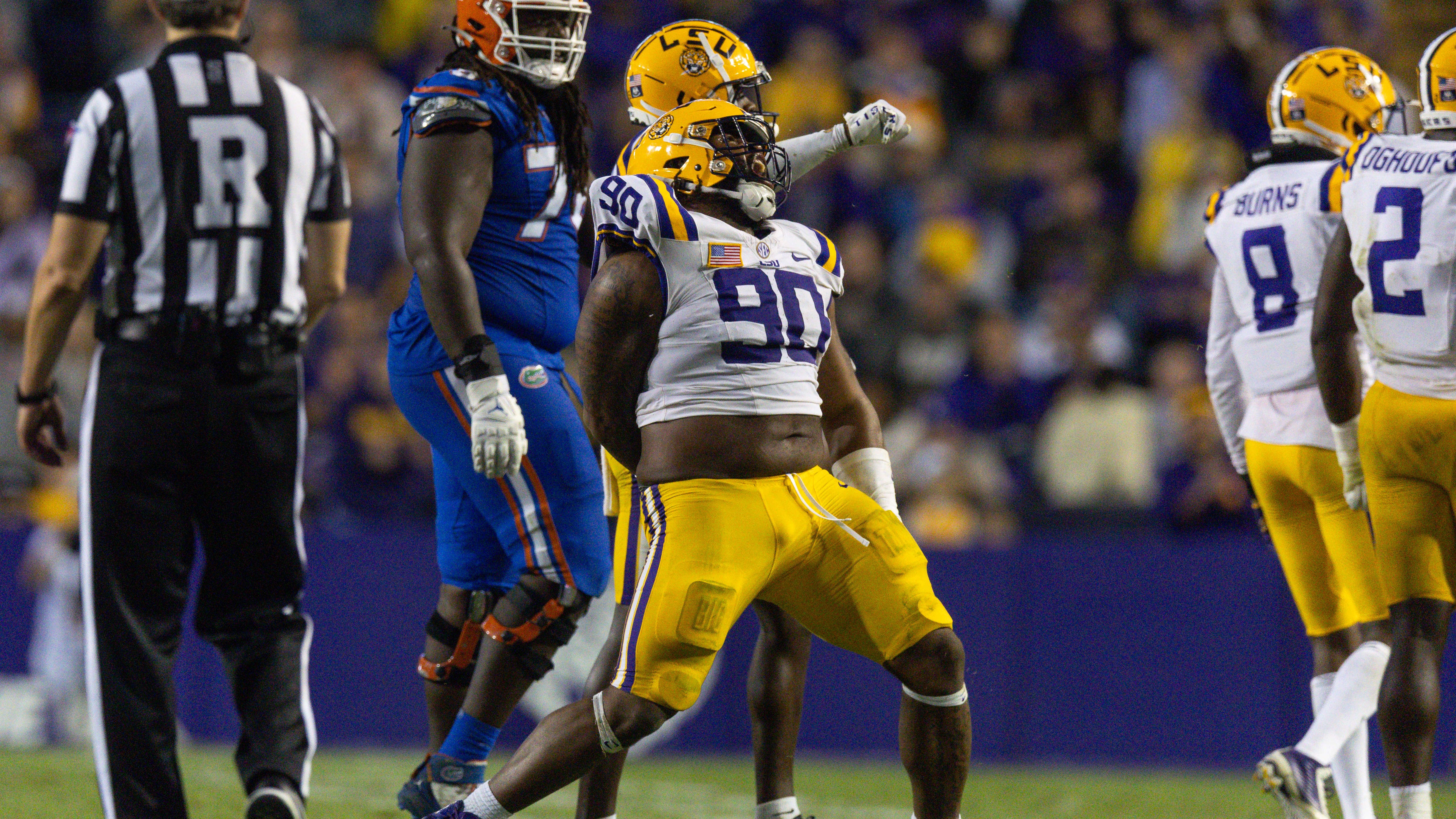 LSU loses its best DT for the season to a torn Achilles