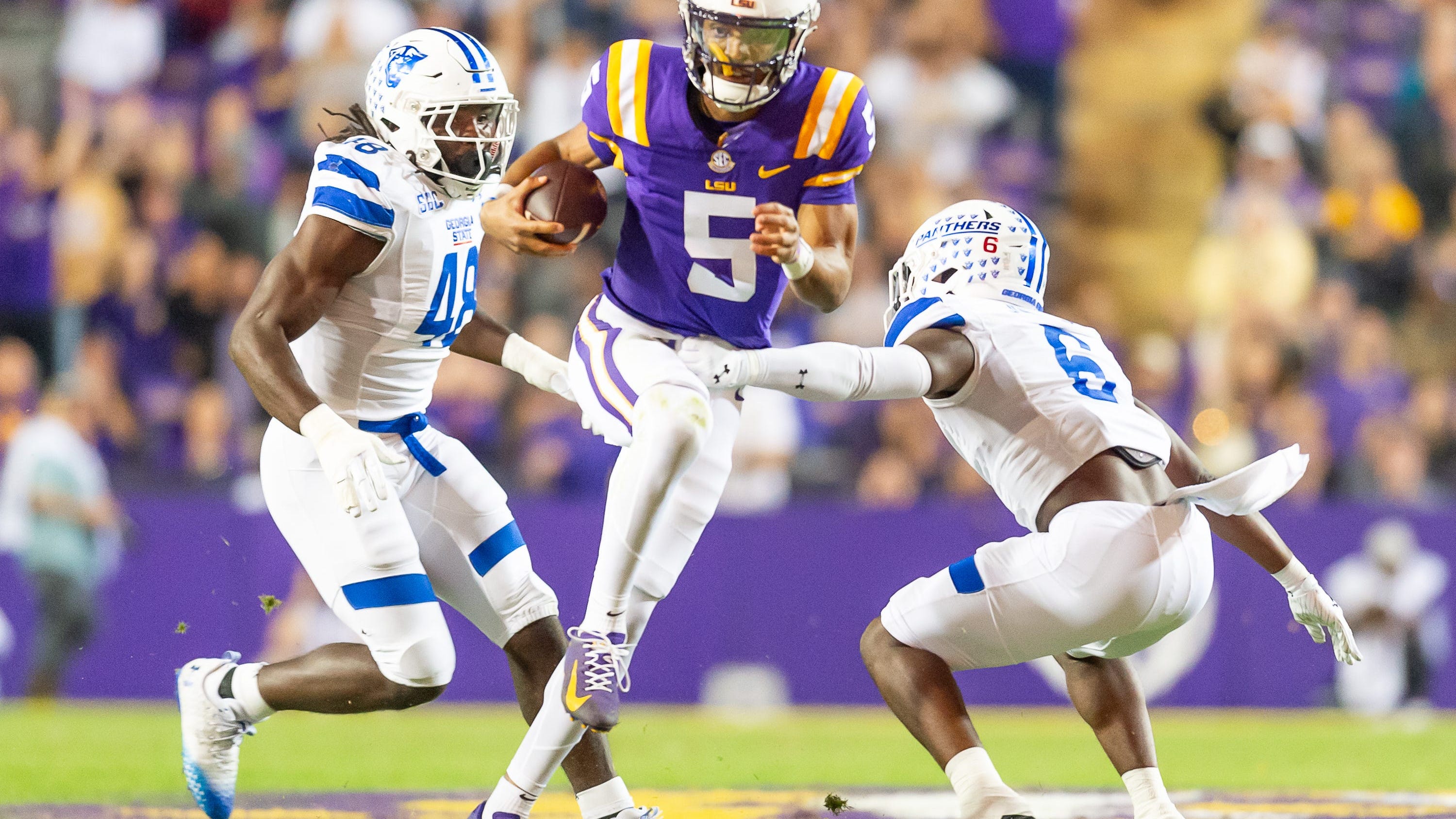 LSU blows out Georgia State, sets records