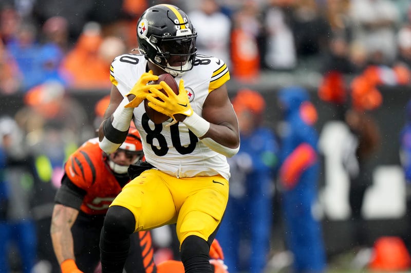 Darnell Washington after catching a pass