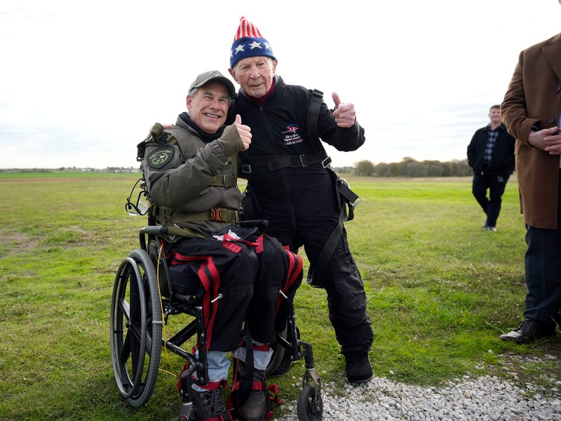 Texas Gov. Greg Abbott and Al Blaschke