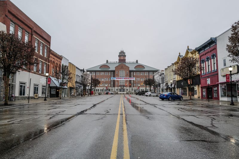 Clinton Avenue in St. Johns where the trolley tipped