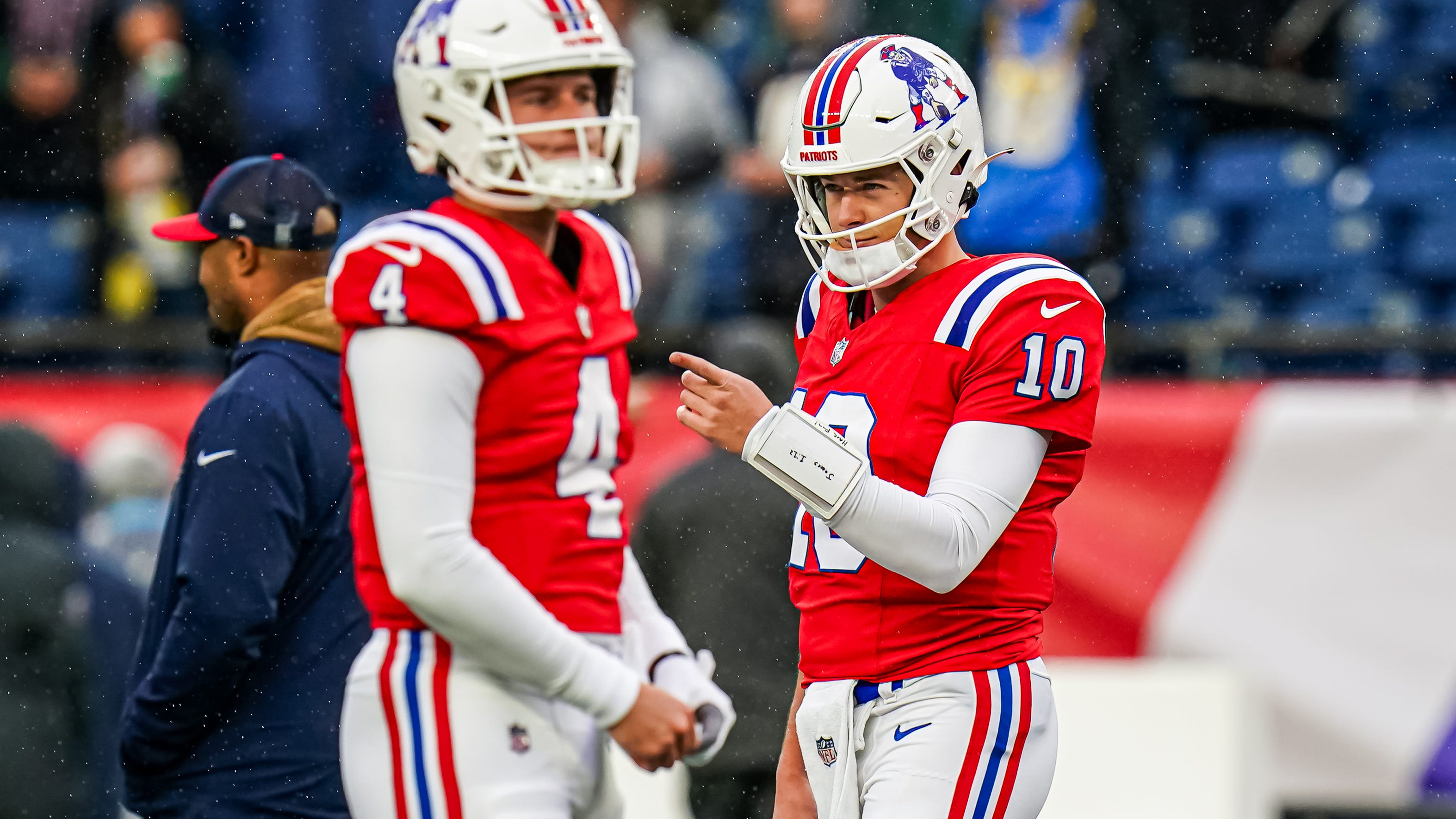 Patriots QB Bailey Zappe gives candid answer on Mac Jones as a teammate