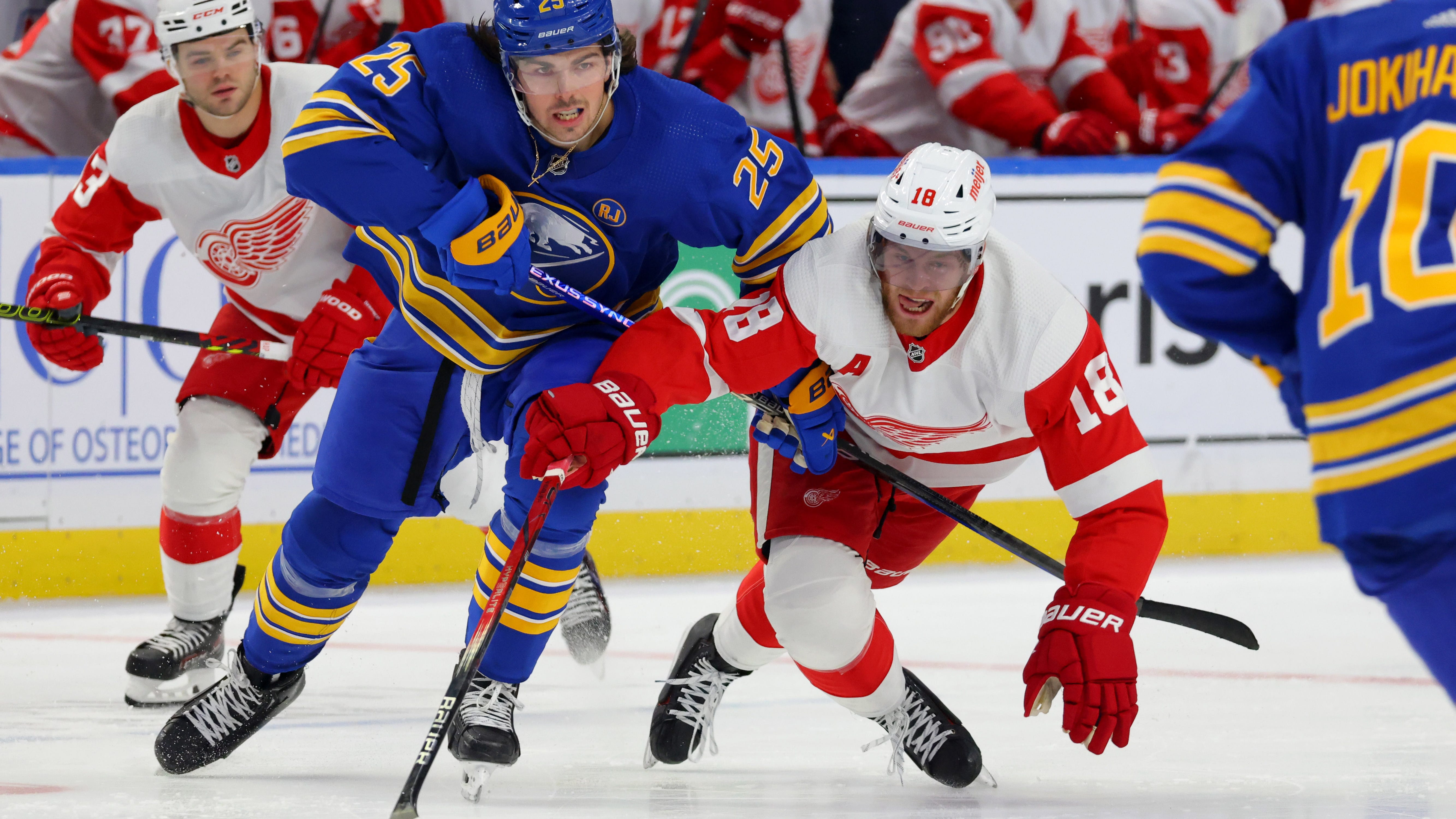 Sabres' struggles continue as rally not enough in 5-3 loss to Red Wings