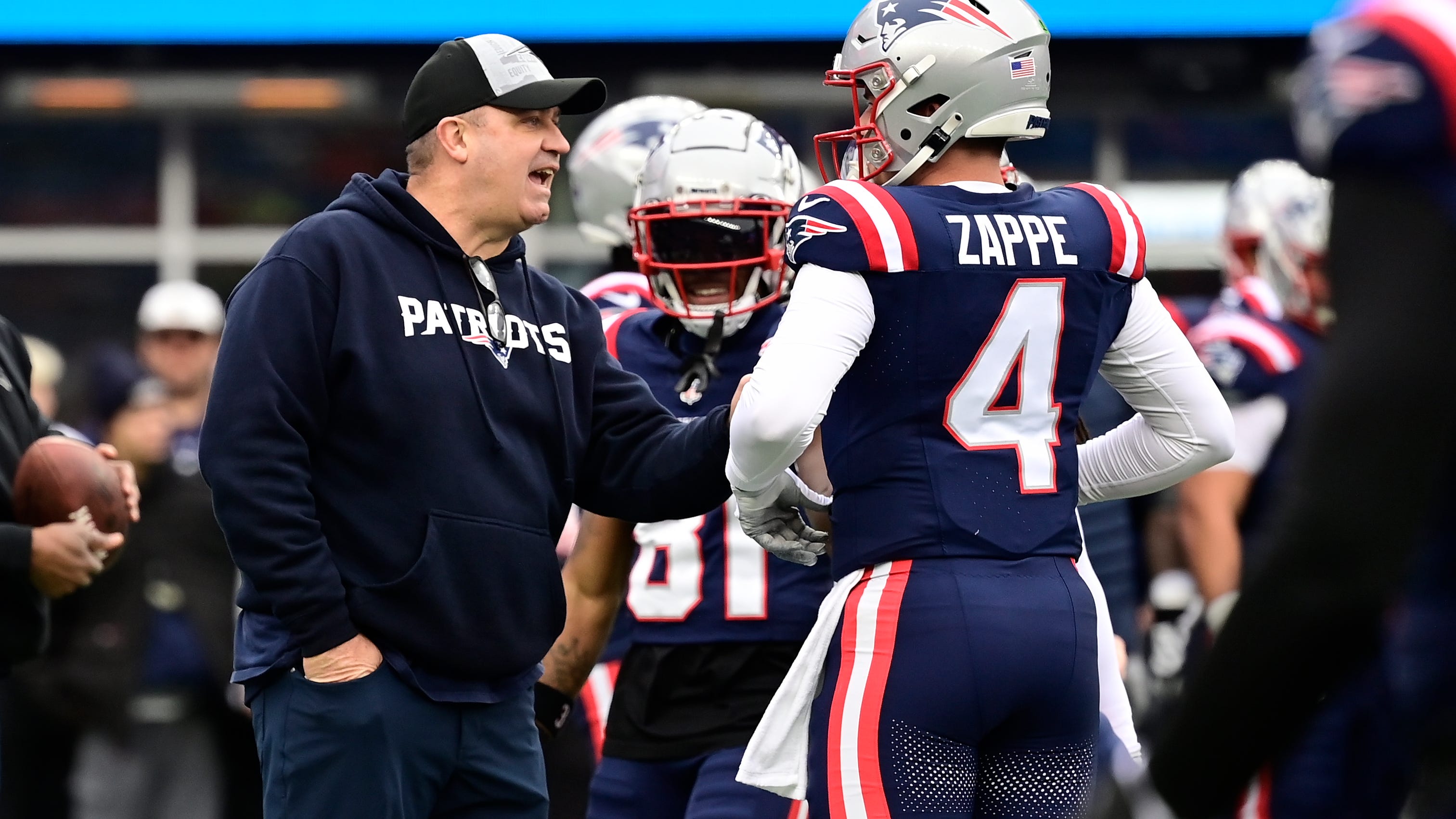 Bill O'Brien speaks on Bailey Zappe, Mac Jones heading into Patriots' final two games