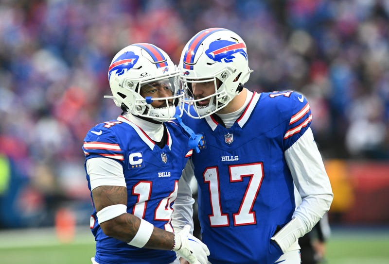 Stefon Diggs and Josh Allen