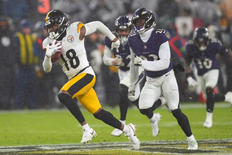 Diontae Johnson breaks free for TD vs Baltimore