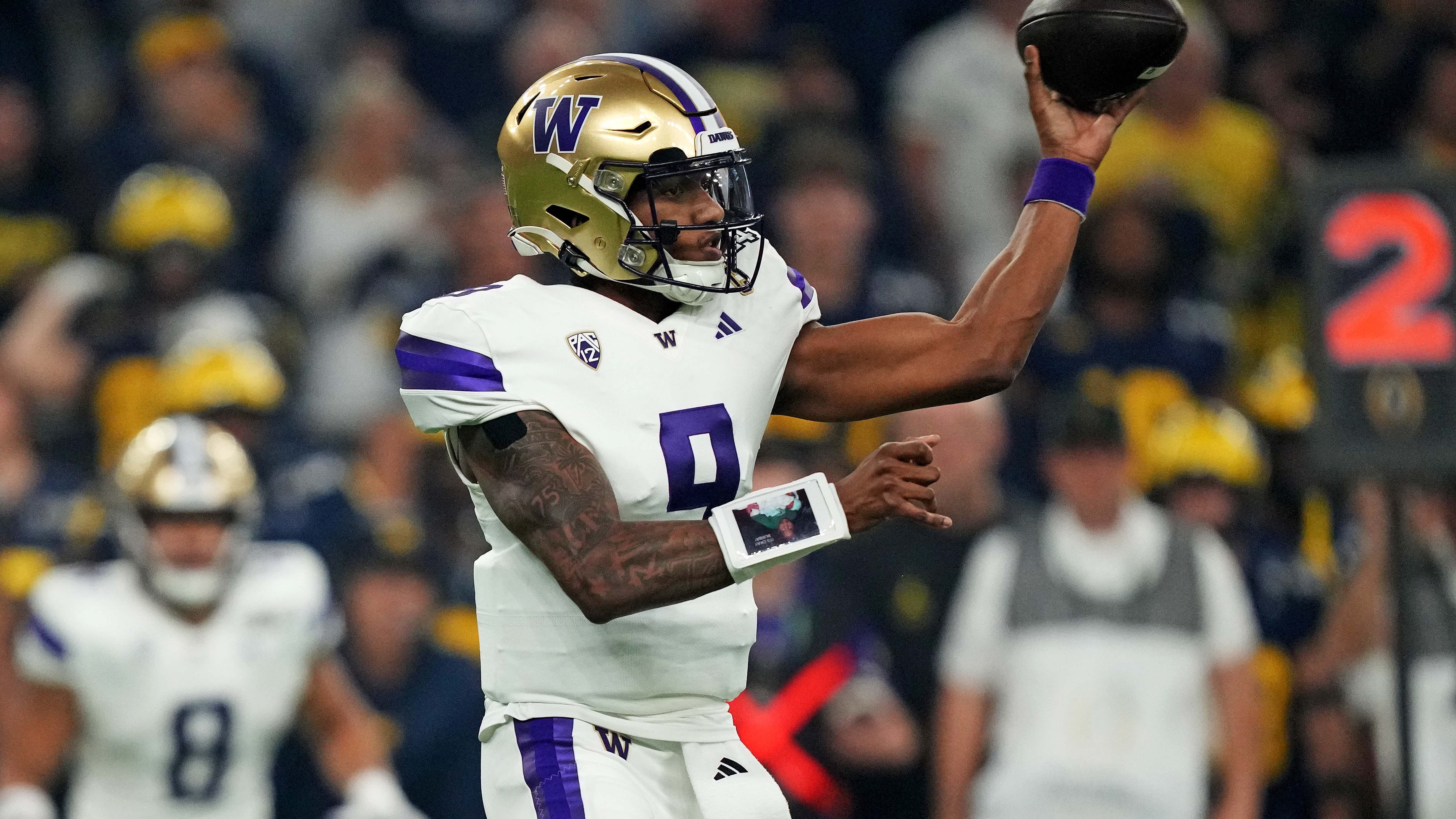 Falcons surprise football world with selection of quarterback Michael Penix Jr. eighth overall