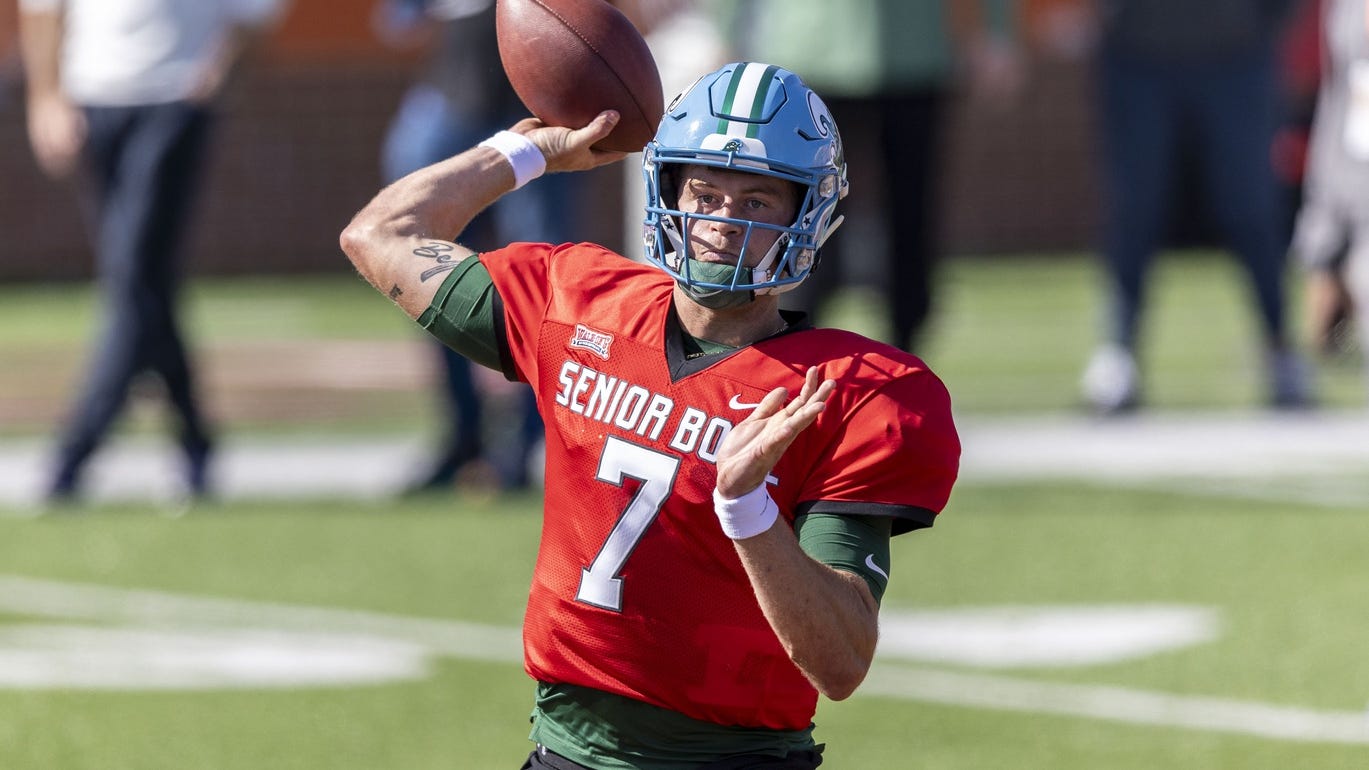 Tulane's Michael Pratt focused on footwork, making a statement in Senior Bowl opportunity