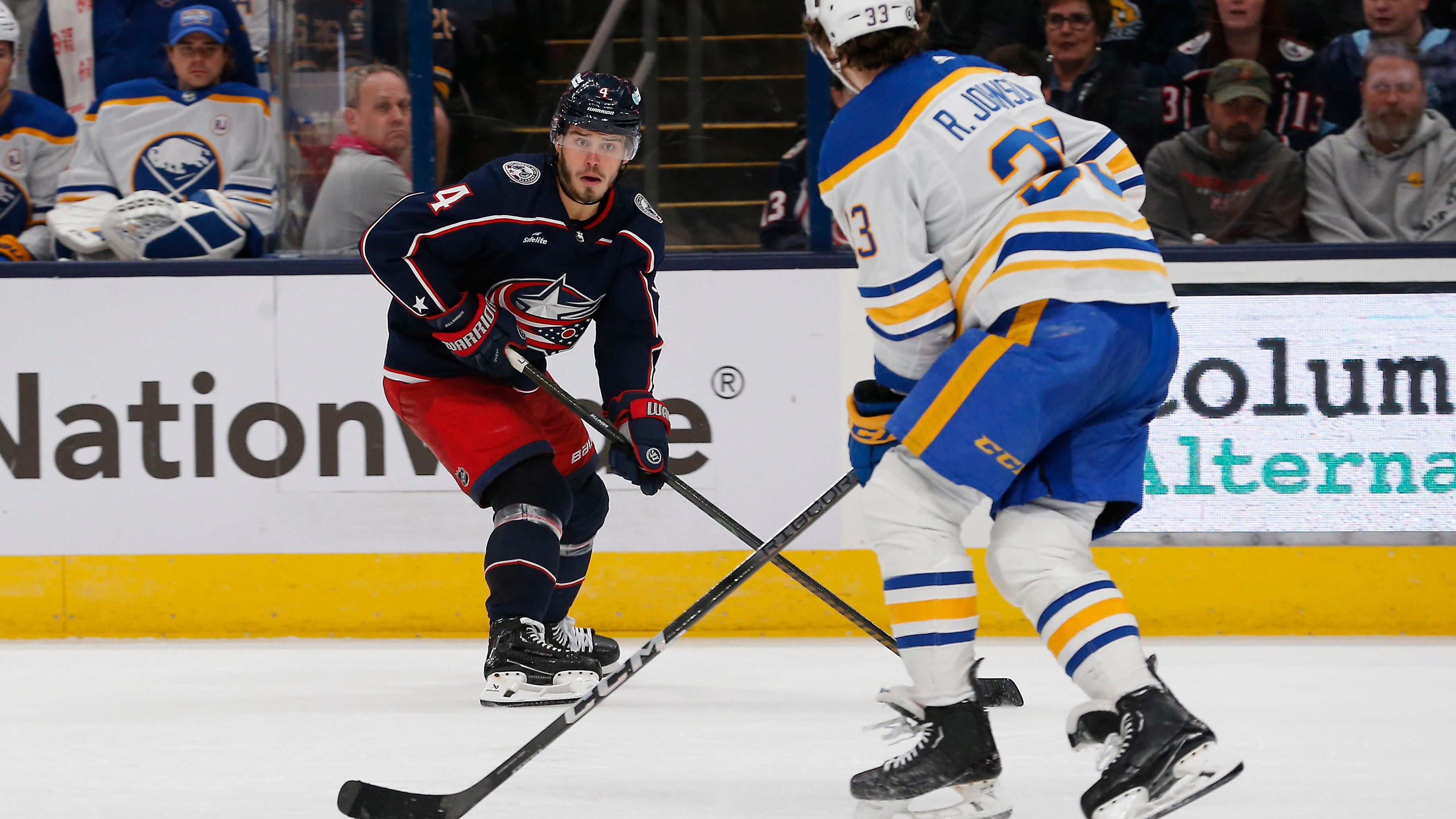 Blue Jackets' big third period stuns Sabres in Columbus