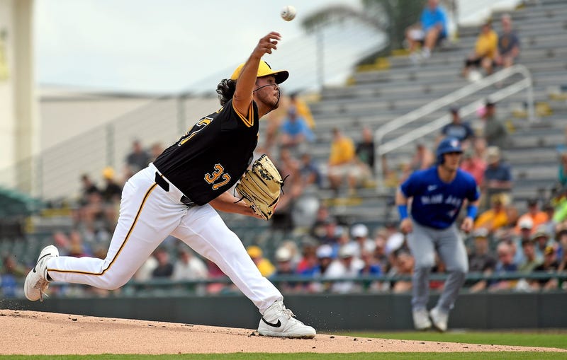 Jared Jones pitching in minors