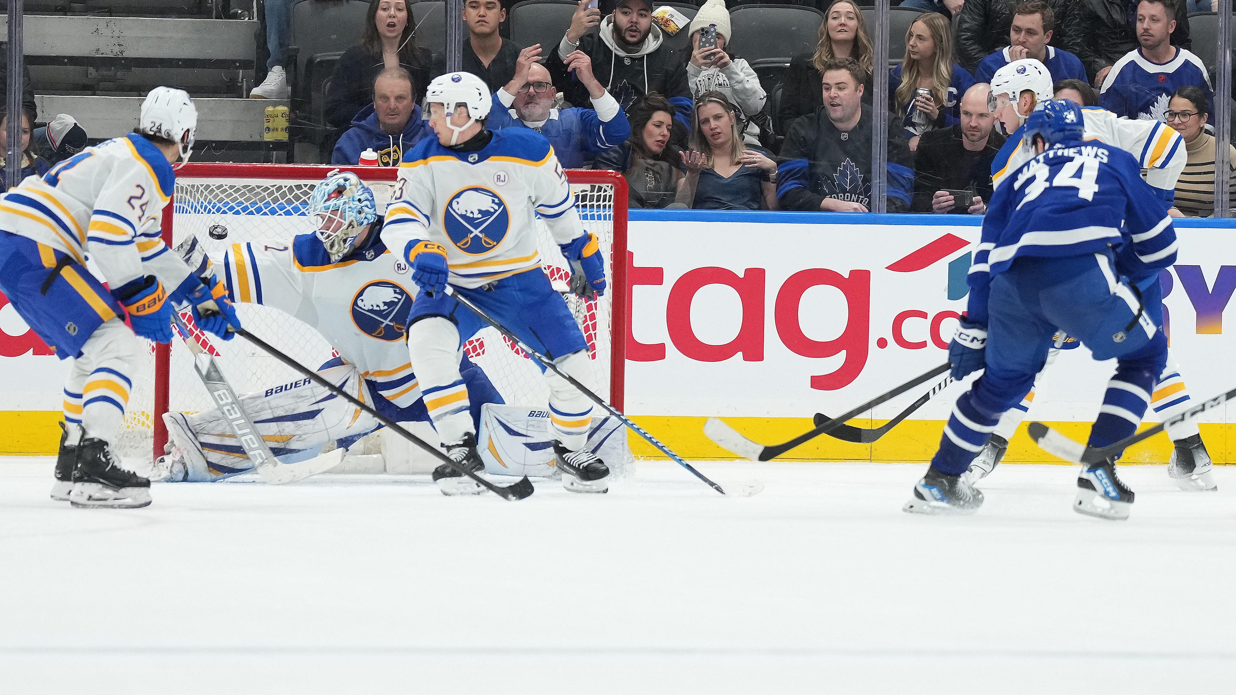 Sabres fall to Maple Leafs in overtime