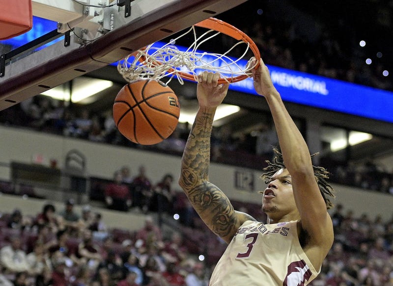 Cam Corhen dunking at Florida State