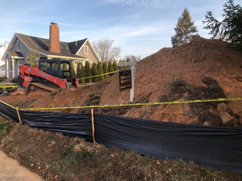 The property on Narrumson Road in Wall Township where the remains were found, as seen on March 13, 2024