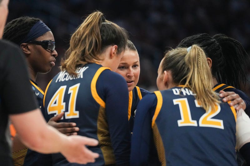 The Drexel Women's Basketball team playing in round one of the 2024 NCAA Women's Basketball Tournament back in March.