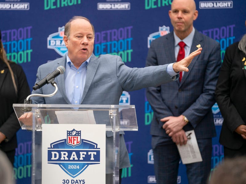 Detroit Mayor Mike Duggan talking about upcoming NFL Draft