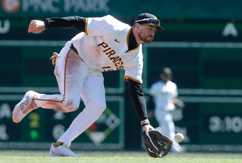 Jared Triolo fielding grounder