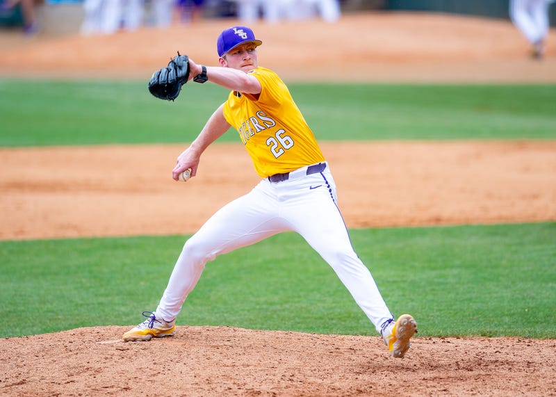 LSU pitcher Thatcher Hurd hits the transfer portal