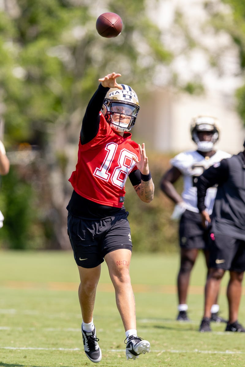 NO Saints QB Spencer Rattler 