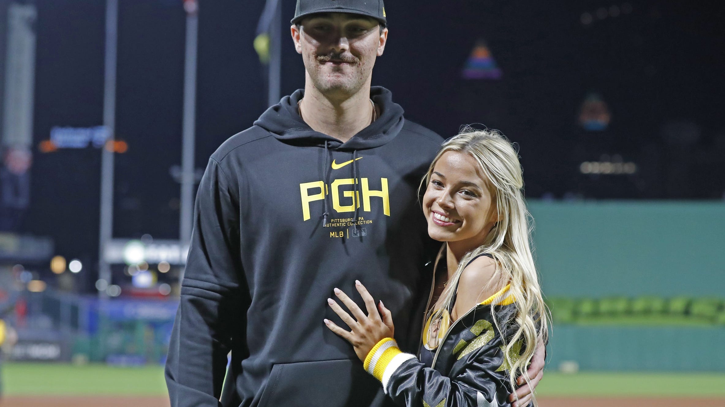 Paul Skenes and Livvy Dunne cruise on the Allegheny River