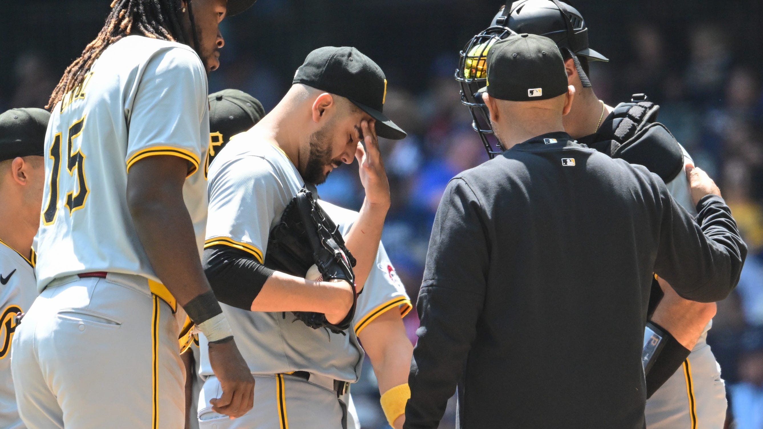 Starting pitcher Perez going on IL, Hayes expected to be activated