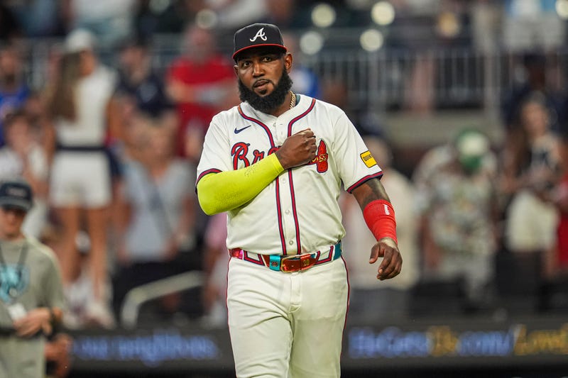 Atlanta Braves Designated Hitter Marcell Ozuna