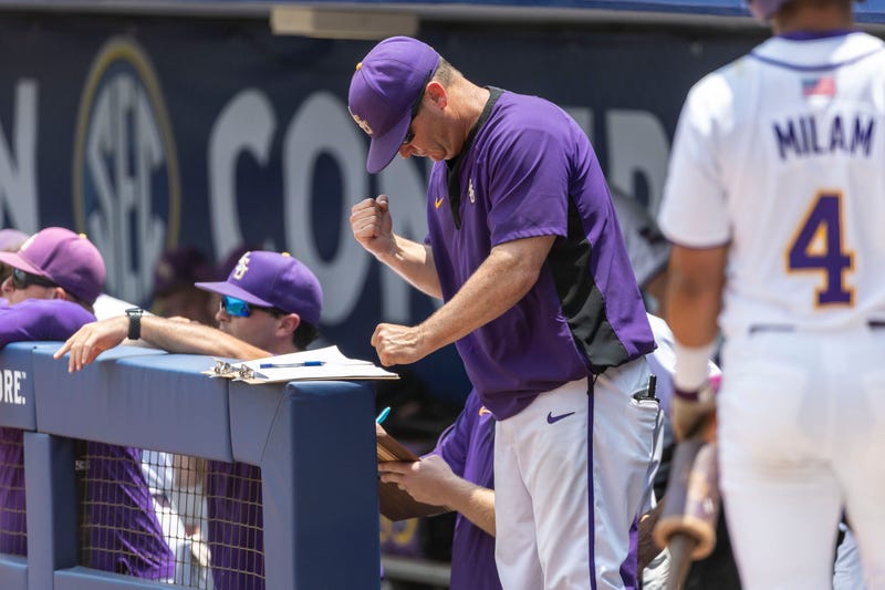 LSU baseball coach Jay Johnson