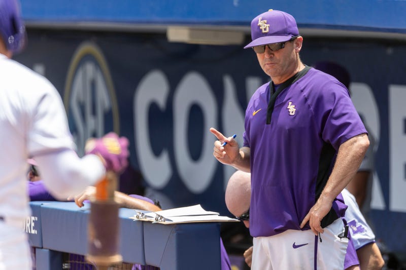 LSU baseball coach Jay Johnson