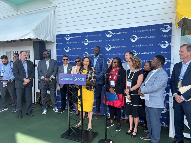 Gretchen Whitmer speaks at Mackinac Policy Conference